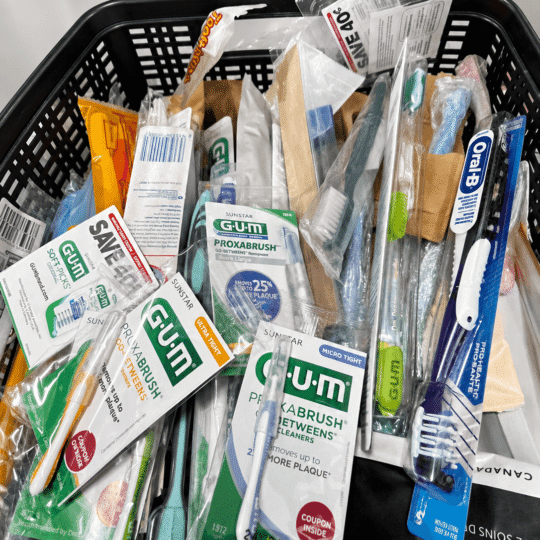 Dental care product stockpile arrangement_Project Salt