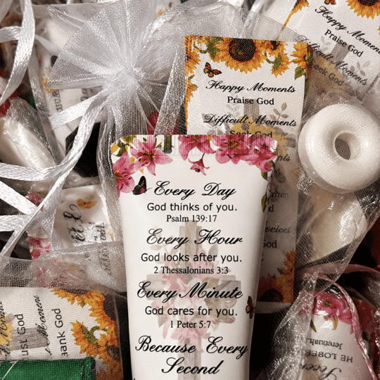 Elegant gift favor bag cluster with scripture_Project Salt