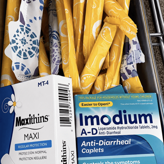 Menstrual and medication supply